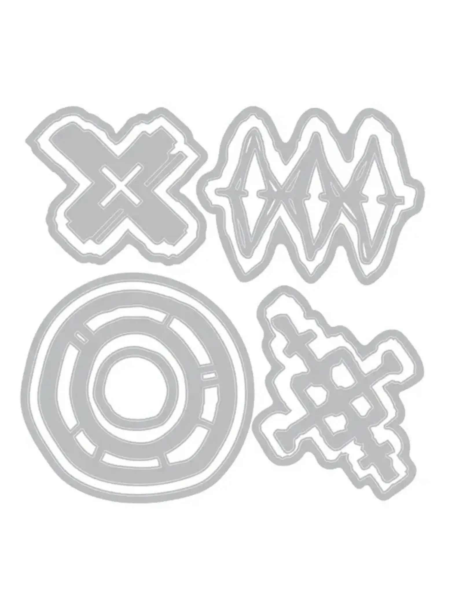 SIZZIX SIZZIX SETH APTER THINLITS ROUNDABOUTS DIE SET