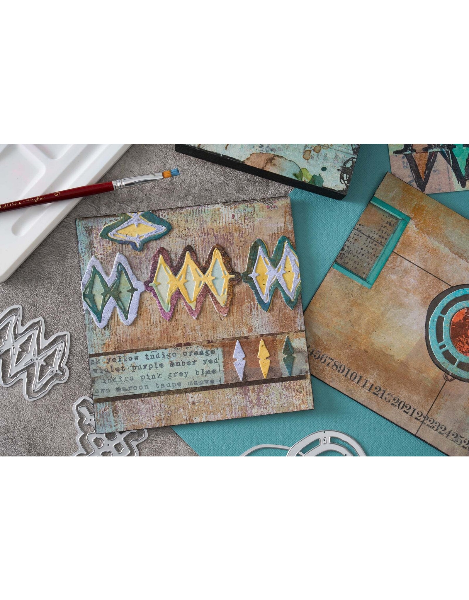 SIZZIX SIZZIX SETH APTER THINLITS ROUNDABOUTS DIE SET