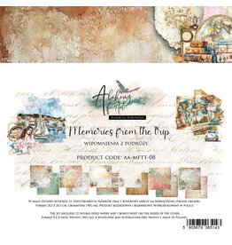 ALCHEMY OF ART ALCHEMY OF ART MEMORIES FROM THE TRIP 8x8 PAPER PACK 12 SHEETS