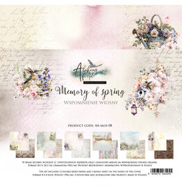 ALCHEMY OF ART ALCHEMY OF ART MEMORY OF SPRING 8x8 PAPER PACK 12 SHEETS