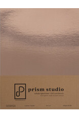 PRISM STUDIO PRISM STUDIO WHOLE SPECTRUM FOIL 8.5x11 CARDSTOCK-ROSE GOLD 5/PK