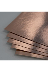 PRISM STUDIO PRISM STUDIO WHOLE SPECTRUM FOIL 8.5x11 CARDSTOCK-ROSE GOLD 5/PK