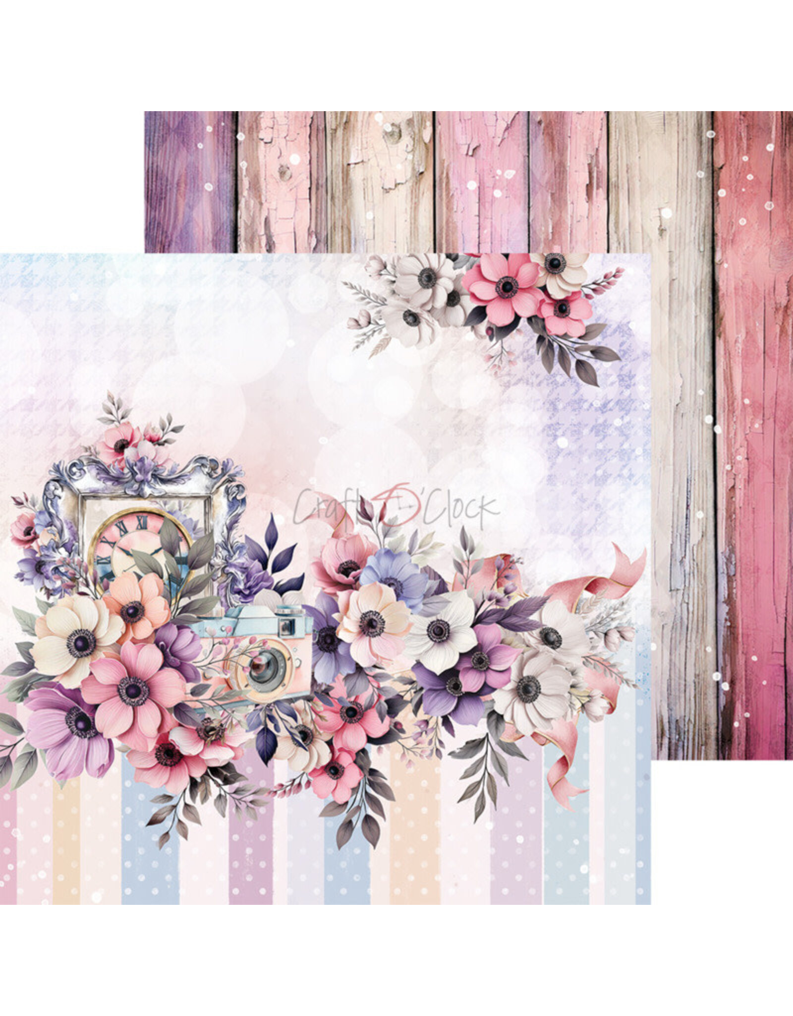 CRAFT O'CLOCK CRAFT O'CLOCK IT'S MY PARTY 8x8 MEDIUM-MIX PAPERS SET 24 SHEETS