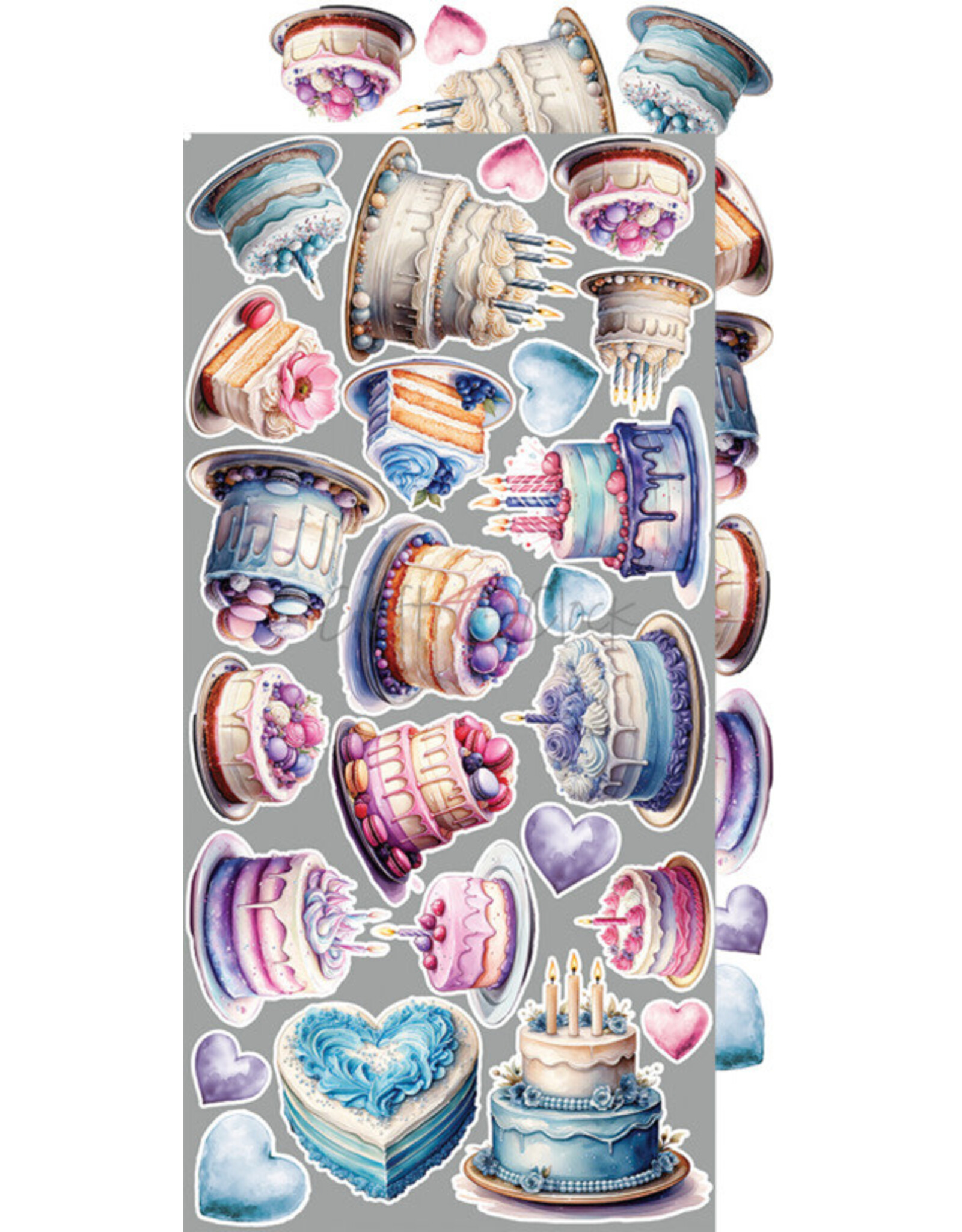 CRAFT O'CLOCK CRAFT O'CLOCK IT'S MY PARTY EXTRAS SET-MIX 6x12 COLLECTION PACK 18 SHEETS