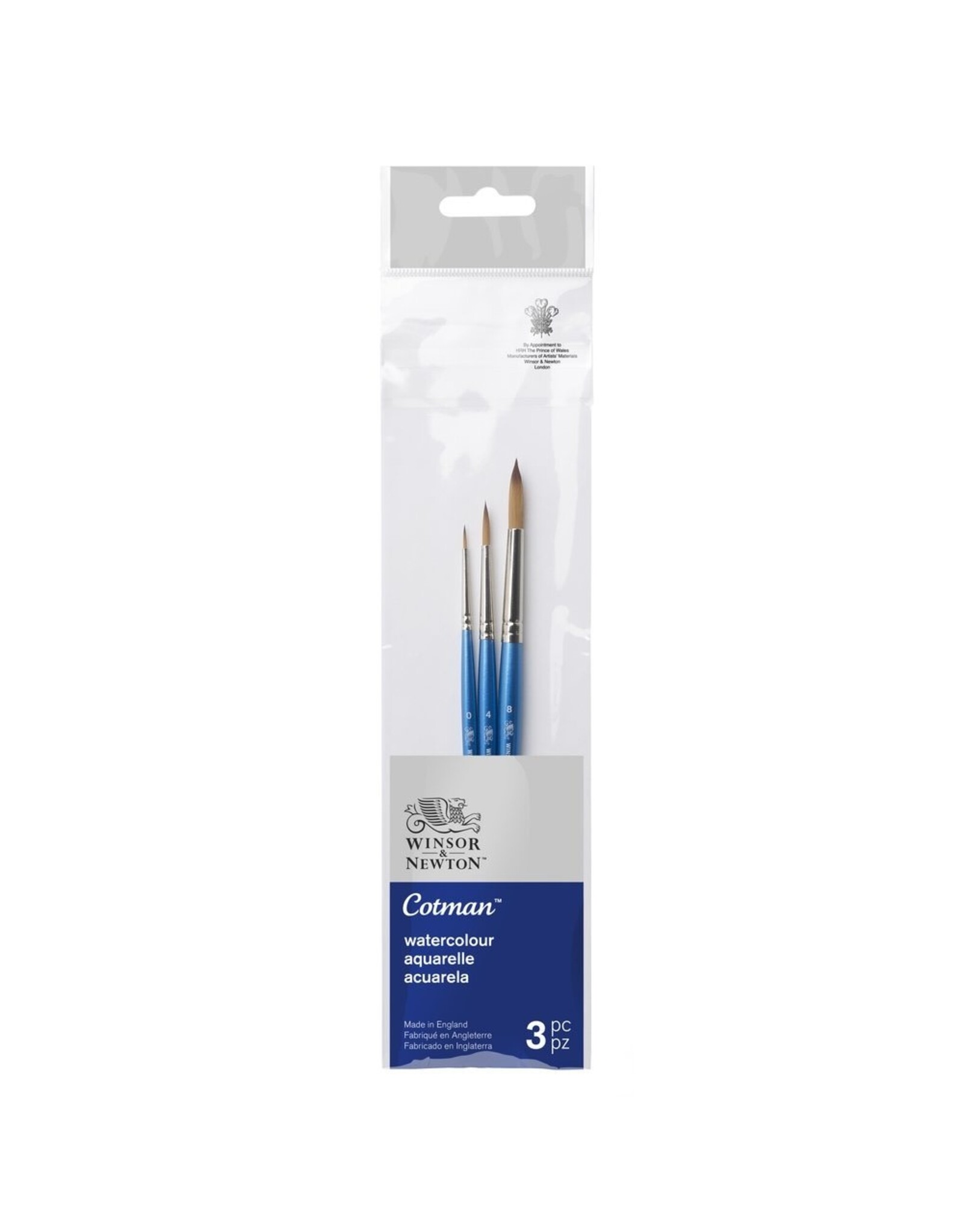 WINSOR & NEWTON COTMAN BRUSH PACK 2 3/PK