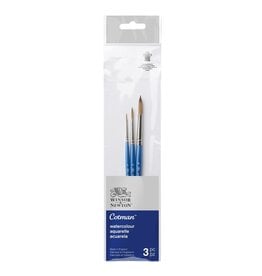 WINSOR & NEWTON COTMAN BRUSH PACK 2 3/PK