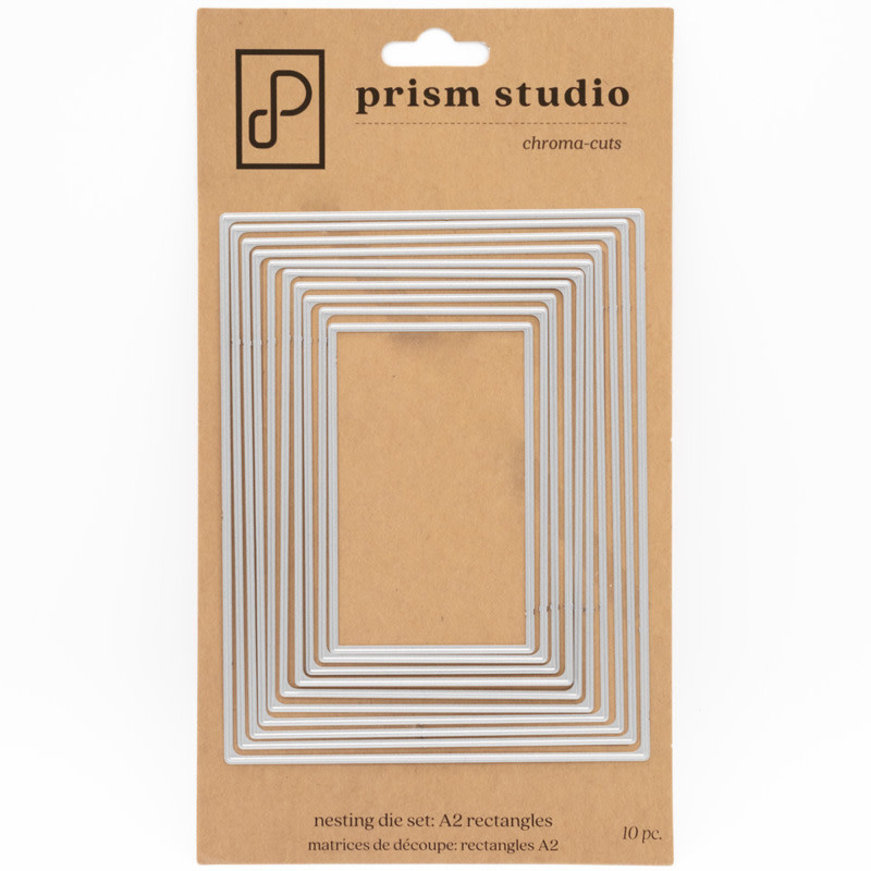 PRISM STUDIO PRISM STUDIO NESTING A2 RECTANGLES DIE SET