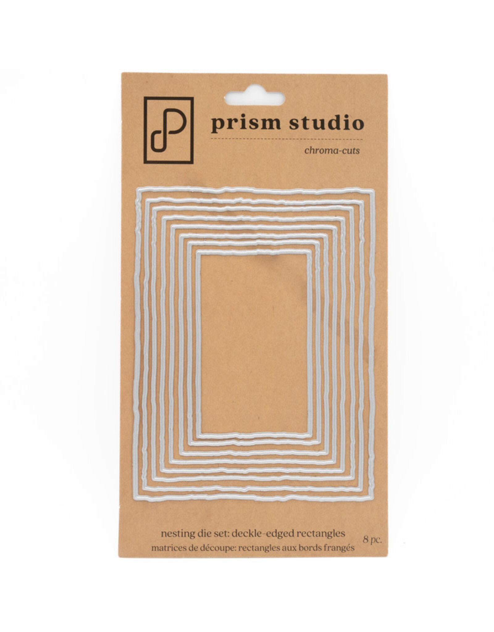 PRISM STUDIO PRISM STUDIO NESTING DECKLE - EDGED RECTANGLES DIE SET