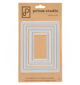 PRISM STUDIO PRISM STUDIO SEW-MANY STITCHED RECTANGLES DIE SET