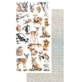 ALCHEMY OF ART ALCHEMY OF ART MEMORY OF SPRING ANIMALS 6x12 EXTRAS DIE-CUTS
