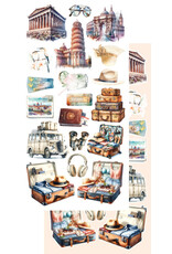 ALCHEMY OF ART ALCHEMY OF ART MEMORIES FROM THE TRIP 6x12 EXTRAS DIE-CUTS