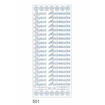 STARFORM STARFORM JOYEUX ANNIVERSAIRE BLACK PEEL OFFS DECO STICKERS