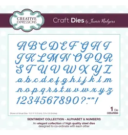 CREATIVE EXPRESSIONS CREATIVE EXPRESSIONS JAMIE RODGERS SENTIMENT COLLECTION-ALPHABET & NUMBERS DIE
