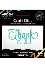 ARDEN CREATIVE STUDIO ARDEN CREATIVE STUDIO SENTIMENT SERIES STACKED THANK YOU DIE