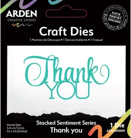 ARDEN CREATIVE STUDIO ARDEN CREATIVE STUDIO SENTIMENT SERIES STACKED THANK YOU DIE