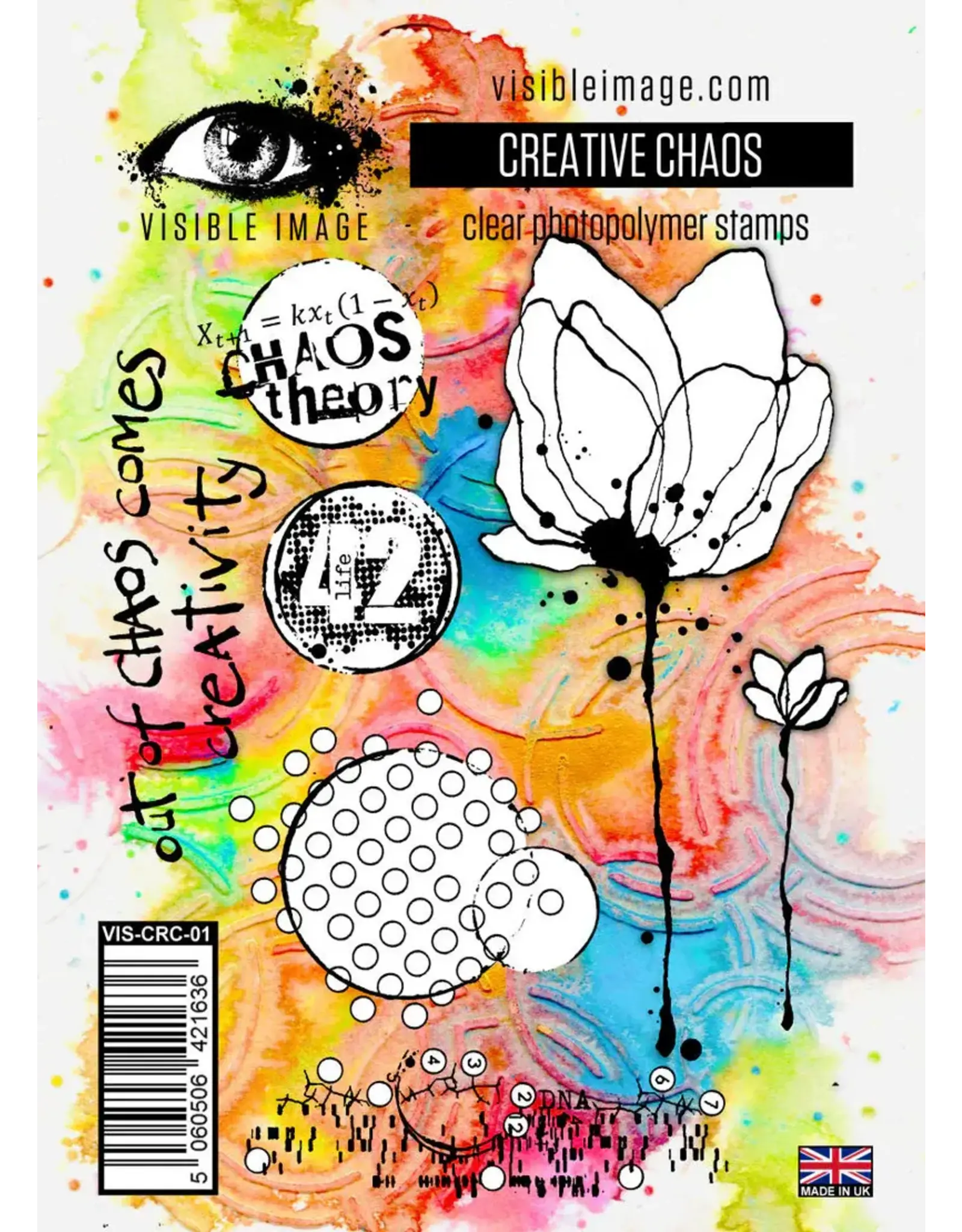 VISIBLE IMAGE VISIBLE IMAGE CREATIVE CHAOS CLEAR STAMP SET