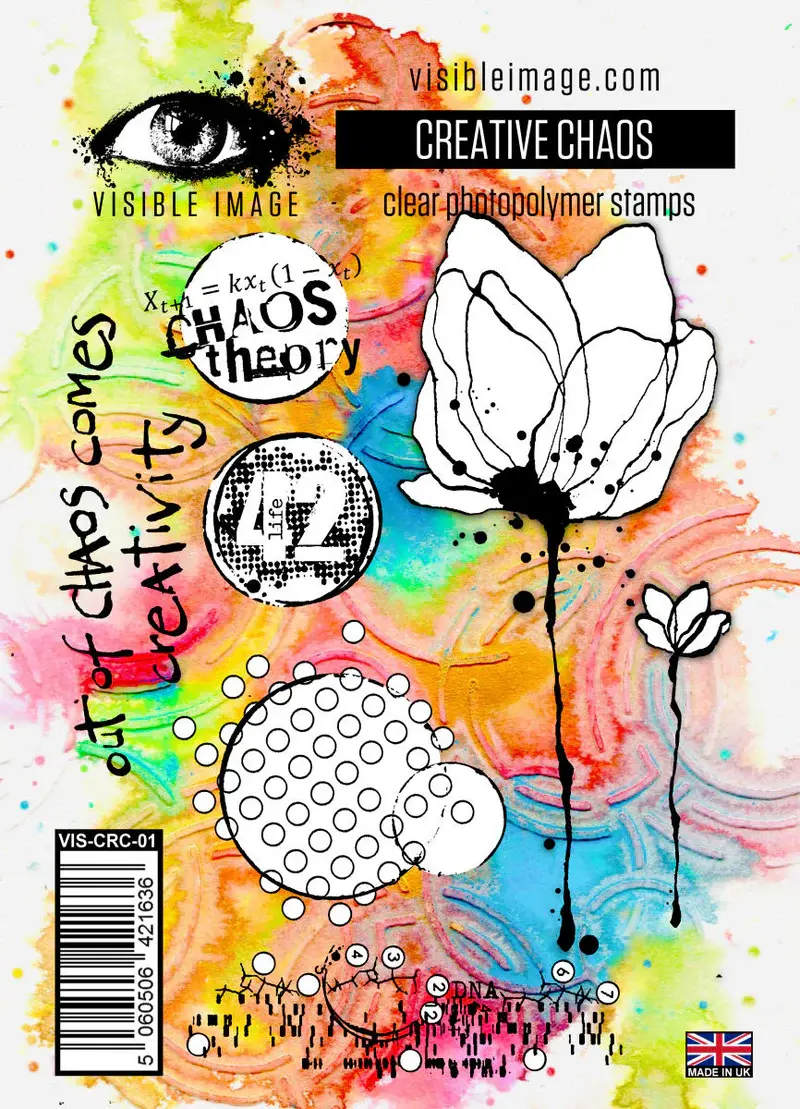 VISIBLE IMAGE VISIBLE IMAGE CREATIVE CHAOS CLEAR STAMP SET
