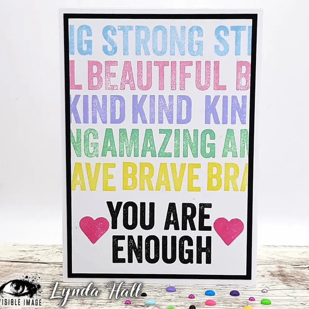 VISIBLE IMAGE BOLD ENOUGH CLEAR STAMP SET