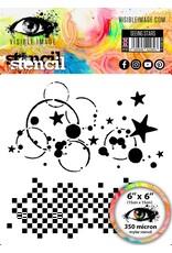 VISIBLE IMAGE VISIBLE IMAGE SEEING STARS 6x6 STENCIL