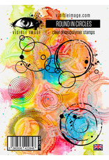 VISIBLE IMAGE VISIBLE IMAGE ROUND IN CIRCLES ACRYLIC STAMP SET