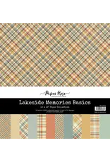 PAPER ROSE PAPER ROSE LAKESIDE MEMORIES BASICS 12x12 PAPER COLLECTION