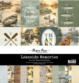 PAPER ROSE PAPER ROSE LAKESIDE MEMORIES 12x12 PAPER COLLECTION