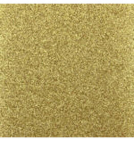 ET CETERA ET CETERA GOLD 12X12 NON SHED GLITTER CARDSTOCK