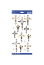 AMERICAN CRAFTS AMERICAN CRAFTS STICKO INSPIRATIONAL WORDS & CROSSES STICKERS