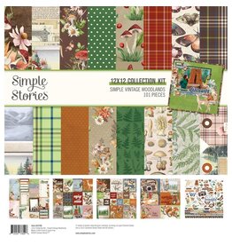 SIMPLE STORIES SIMPLE STORIES SIMPLE VINTAGE WOODLANDS 12x12 COLLECTION KIT