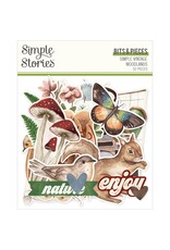 SIMPLE STORIES SIMPLE STORIES SIMPLE VINTAGE WOODLANDS BITS & PIECES 52/PK