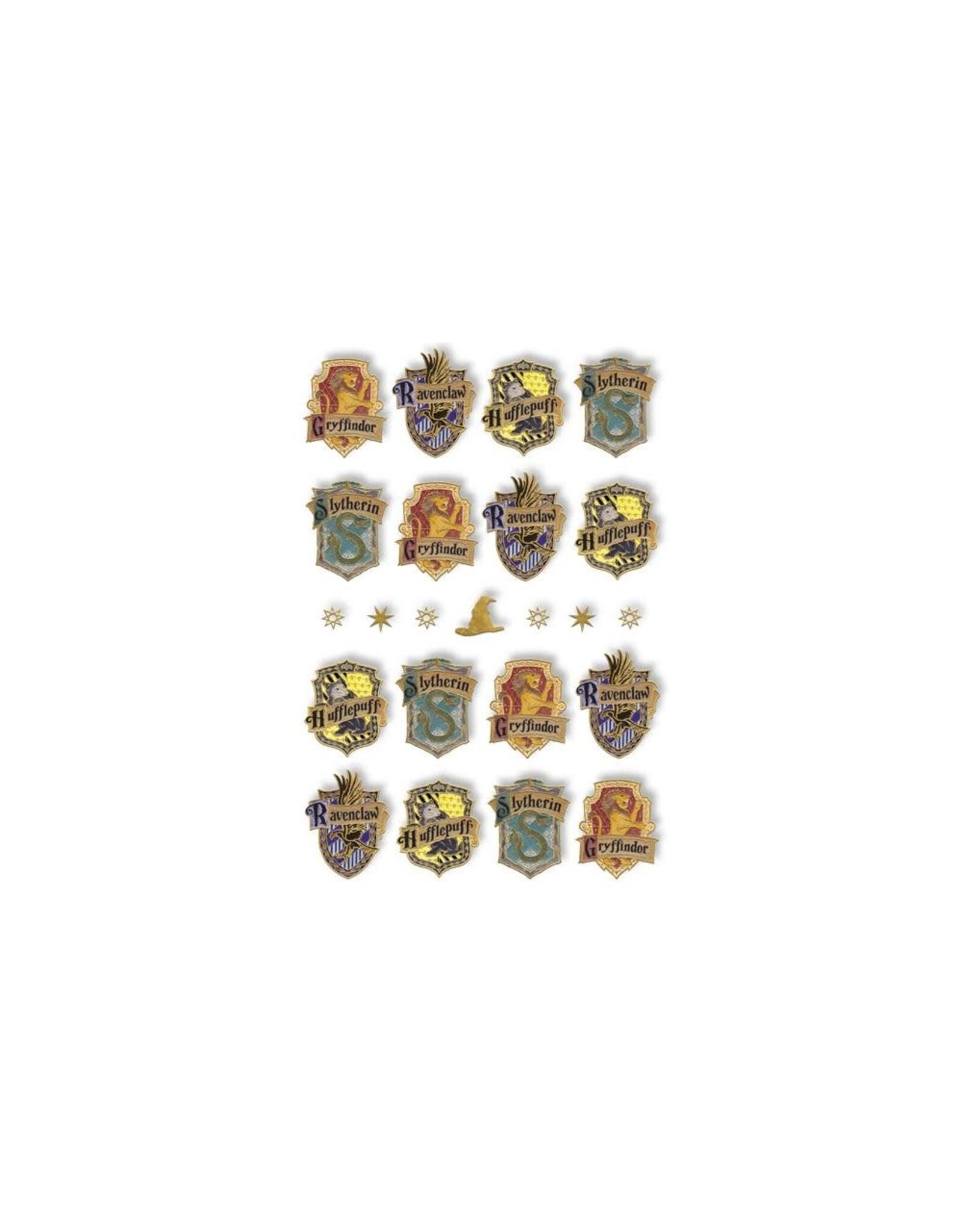 PAPER HOUSE PRODUCTIONS PAPER HOUSE HOUSE SHIELDS HARRY POTTER POP UP STICKERS