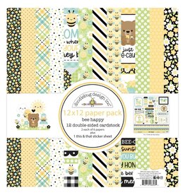 DOODLEBUG DESIGN DOODLEBUG DESIGN BEE HAPPY 12x12 PAPER PACK