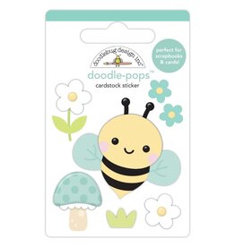 DOODLEBUG DESIGN DOODLEBUG BEE HAPPY DOODLE POPS 3D STICKER