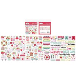 DOODLEBUG DESIGN DOODLEBUG DESIGN BERRY SWEET ODDS & ENDS ALL THE THINGS DIE-CUTS
