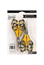 TONIC AMERICAN CRAFTS CUTTER BEE YELLOW/BLACK HERB SCISSORS 4/PK