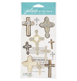 JOLEE’S JOLEE'S BOUTIQUE INSPIRATIONAL CROSSES STICKERS