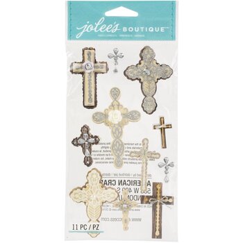JOLEE'S BOUTIQUE INSPIRATIONAL CROSSES STICKERS
