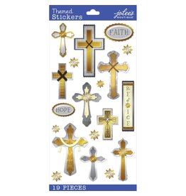 JOLEE’S JOLEE'S BOUTIQUE FAITH HOPE AND REJOICE 3D STICKERS