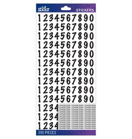 EK SUCCESS STICKO BLACK DOT MEDIUM NUMBERS STICKERS