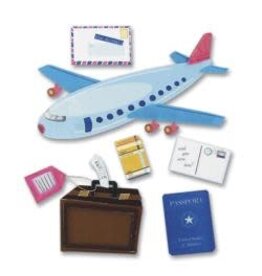 JOLEE’S JOLEE'S BOUTIQUE AIRPLANE TRAVEL DIMENSIONAL STICKERS