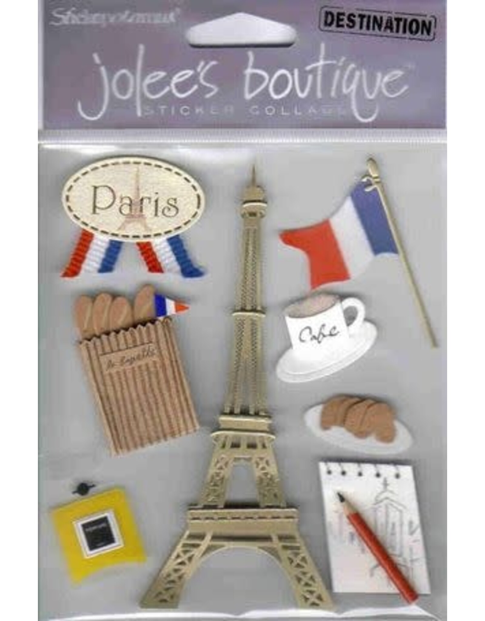 JOLEE’S JOLEE'S BOUTIQUE PARIS DIMENSIONAL STICKERS