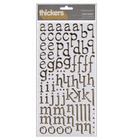 AMERICAN CRAFTS AMERICAN CRAFTS GOLD SENTIMENT FOIL ALPHABET STICKERS