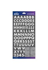 AMERICAN CRAFTS AMERICAN CRAFTS STICKO WHITE FUTURA BOLD SMALL ALPHABET STICKERS
