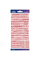 AMERICAN CRAFTS AMERICAN CRAFTS STICKO RED MARKER SMALL ALPHABET STICKERS