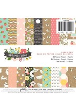 CRATE PAPER AMERICAN CRAFTS SPRING FLING 6x6 PAPER PACK 36 SHEETS