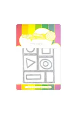 WAFFLE FLOWER WAFFLE FLOWER POSTAGE COLLAGE DIE SET