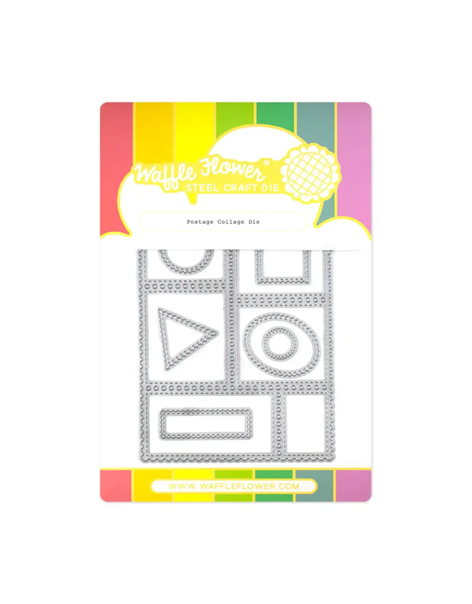 WAFFLE FLOWER WAFFLE FLOWER POSTAGE COLLAGE DIE SET