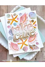 WAFFLE FLOWER WAFFLE FLOWER SEASHELLS COLORING STENCIL SET