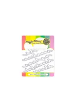 WAFFLE FLOWER WAFFLE FLOWER OVERLAPPING HELLO ADDITIONS MATCHING DIE SET