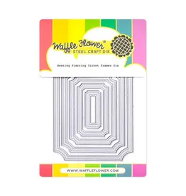WAFFLE FLOWER WAFFLE FLOWER NESTING PIERCING TICKET FRAMES DIE SET